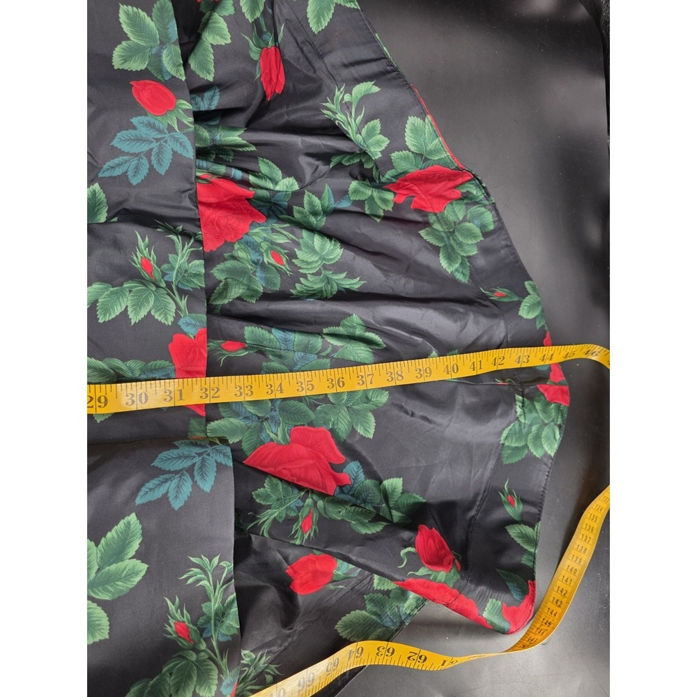Vtg Morton Myles Women's Size 12 Strapless Floral Dress Drop Waist Balloon Skirt - Picture 9 of 12